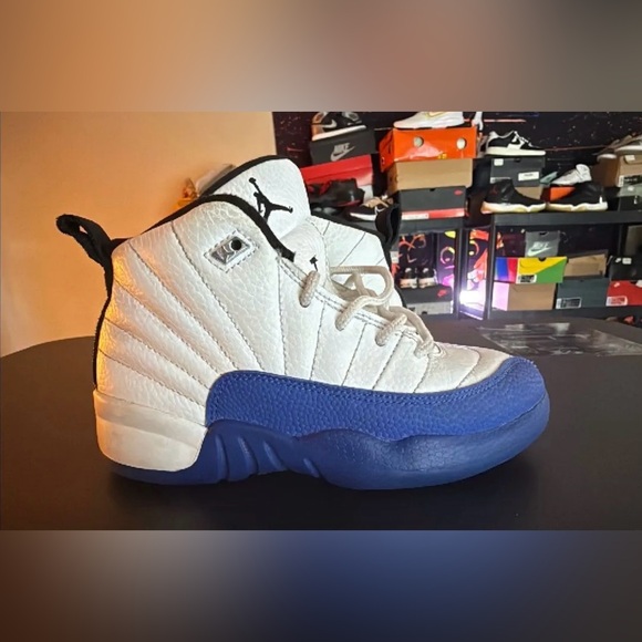 Jordan 12 Size 12c Good Condition “Blueberry” - Picture 2 of 2